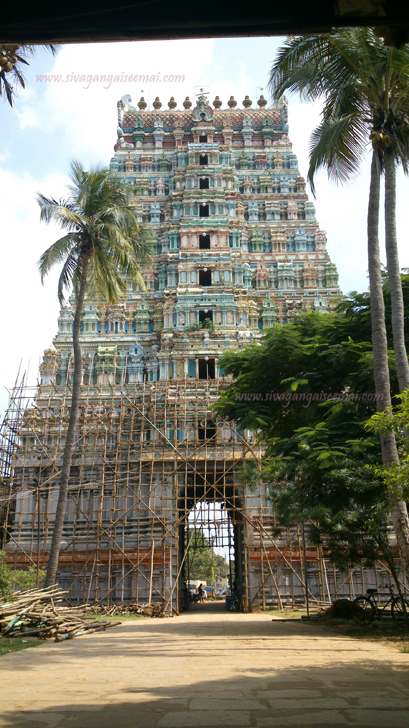 Excellent elevation view of kalayarkoil temple photos