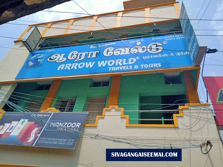 sivagangai air ticket booking office